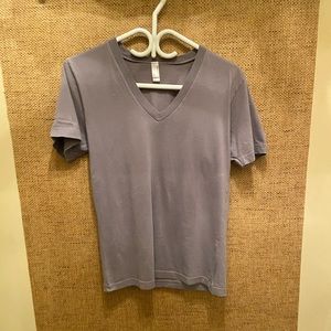 American Apparel - Grey V-Neck